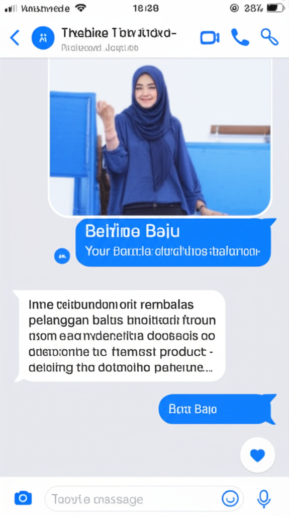 Whatsapp Bot Jualan Baju